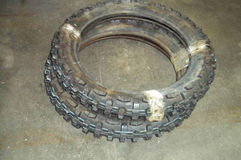 lot 68 image: 90100-16. 16 Dirt Bike or Motorcycle tires. 51M. Off Road