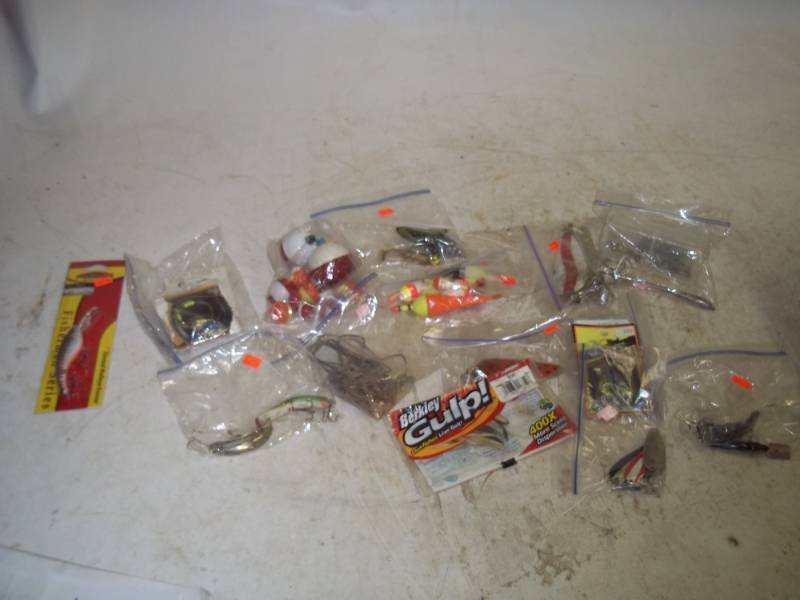 lot 114 image: Fishing supplies and tackle