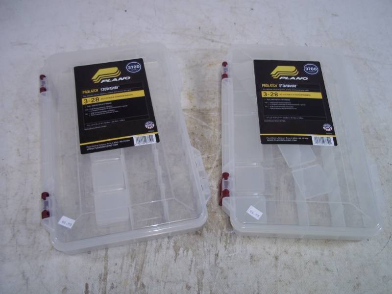 lot 126 image: Pair of Tackle Boxes