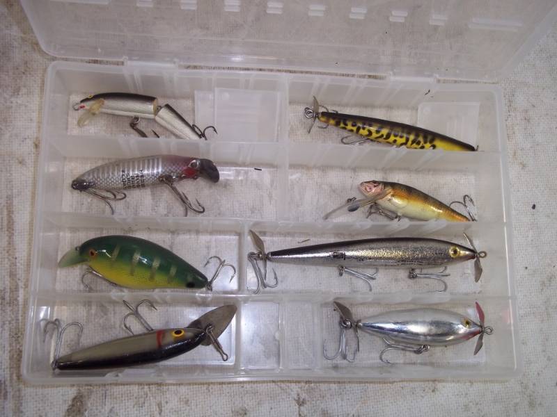 lot 155 image: Tackle Box with Fishing Lures