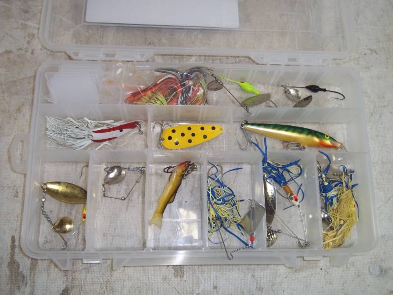 lot 158 image: Tackle Box with Fishing Lures