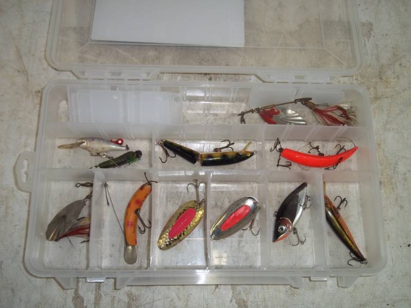 lot 159 image: Tackle Box with Fishing Lures