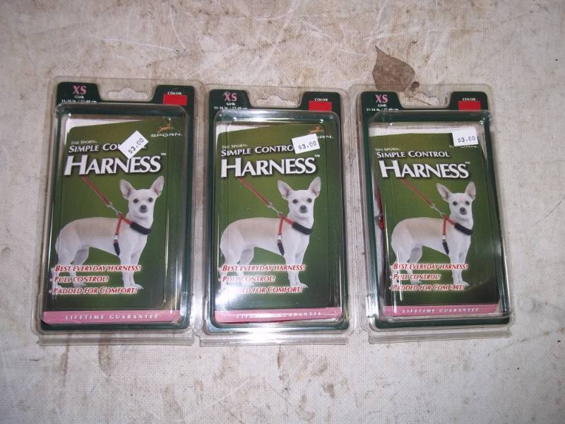 lot 183 image: 3 XSmall Dog Harness