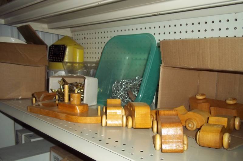 lot 229 image: Wood Toys and assorted items