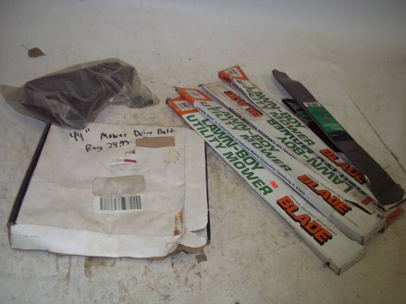 lot 233 image: Mower Belt and Mower Blades