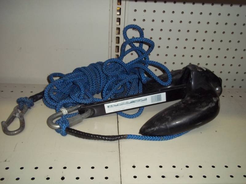 lot 270 image: 20 LB Anchor with rope
