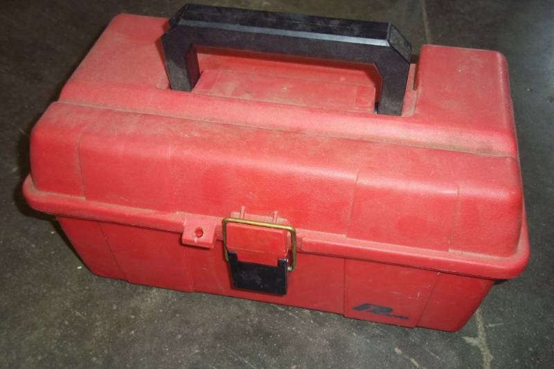 lot 308 image: Tool Box with tools