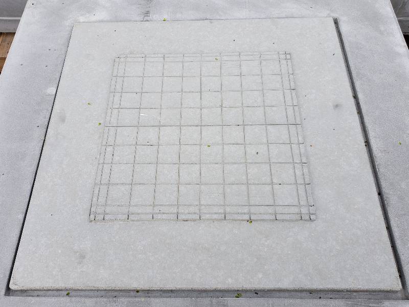 lot 2 image: Large Concrete Table  Planter  Bench  Accent Piece