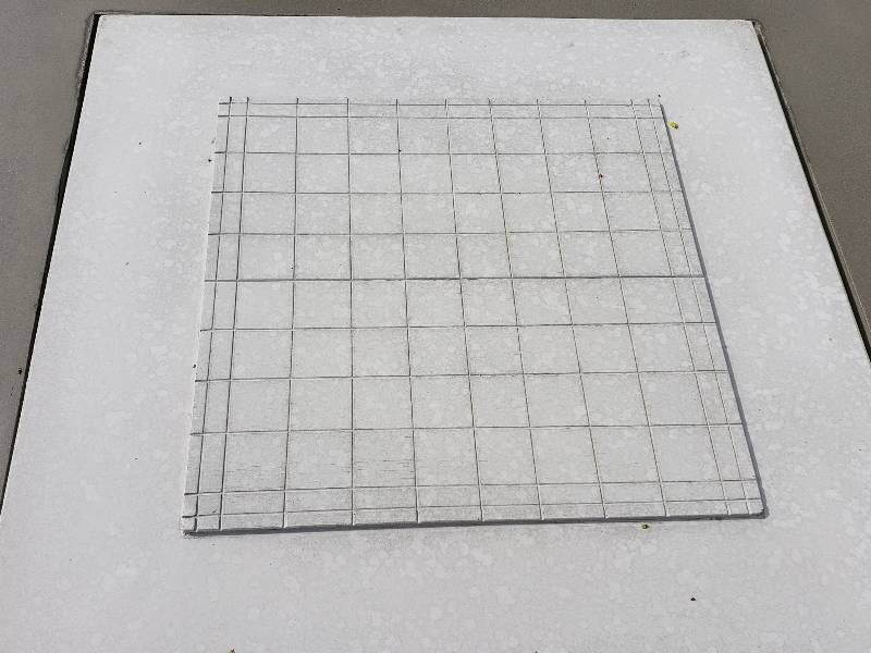 lot 7 image: Large Concrete Table  Planter  Bench  Accent Piece