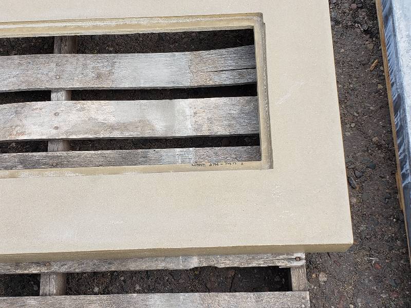 lot 29 image: Rectangle Concrete Table  Bench Top