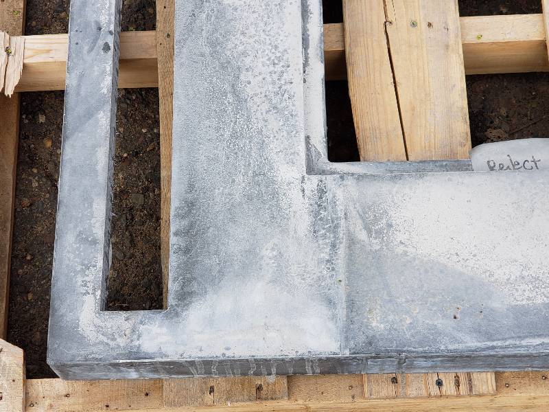 lot 31 image: Rectangle Concrete Table  Bench Top