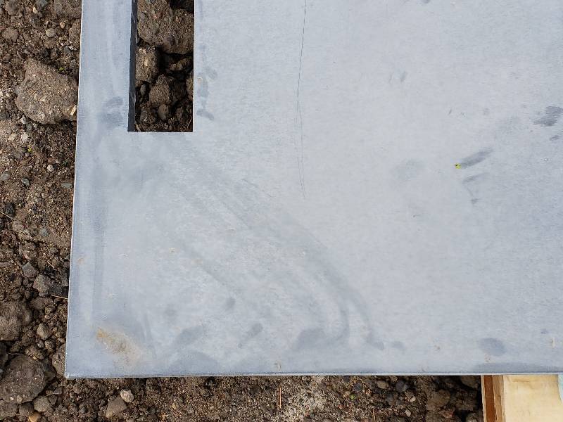 lot 38 image: Rectangle Concrete Table  Bench Top