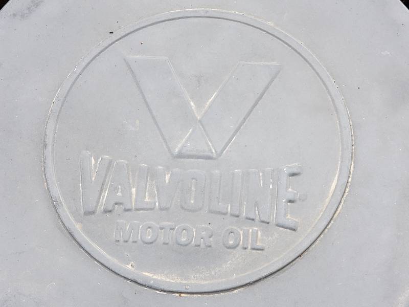 lot 61 image: Valvoline Concrete Paver  Yard Art  Wall Hanging