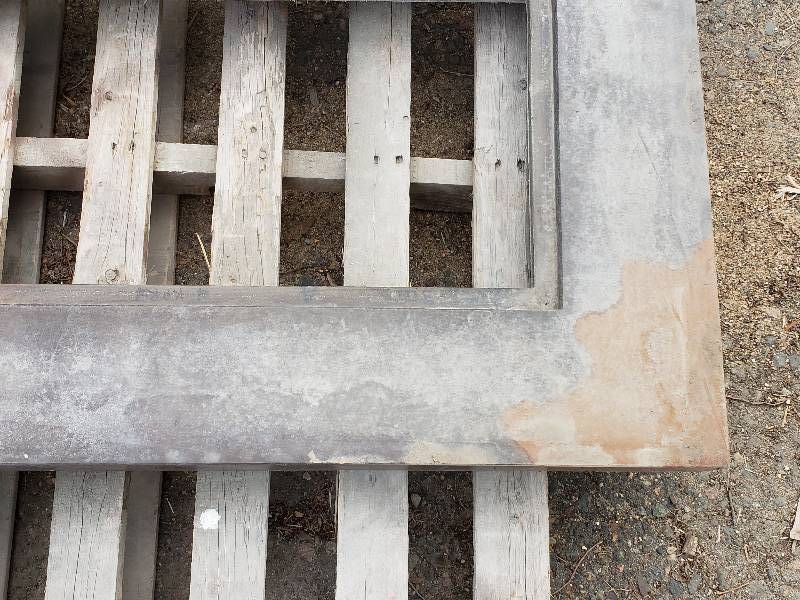 lot 119 image: Rectangle Concrete Table  Bench Top