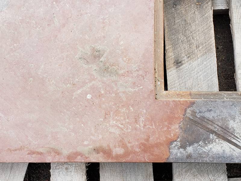 lot 120 image: Rectangle Concrete Table  Bench Top