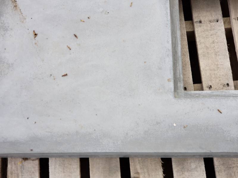 lot 124 image: Rectangle Concrete Table  Bench Top