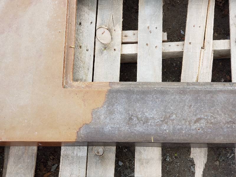 lot 125 image: Rectangle Concrete Table  Bench Top
