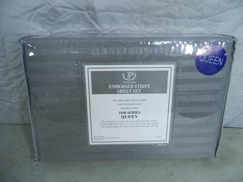 New Queen Embossed Sheet Set