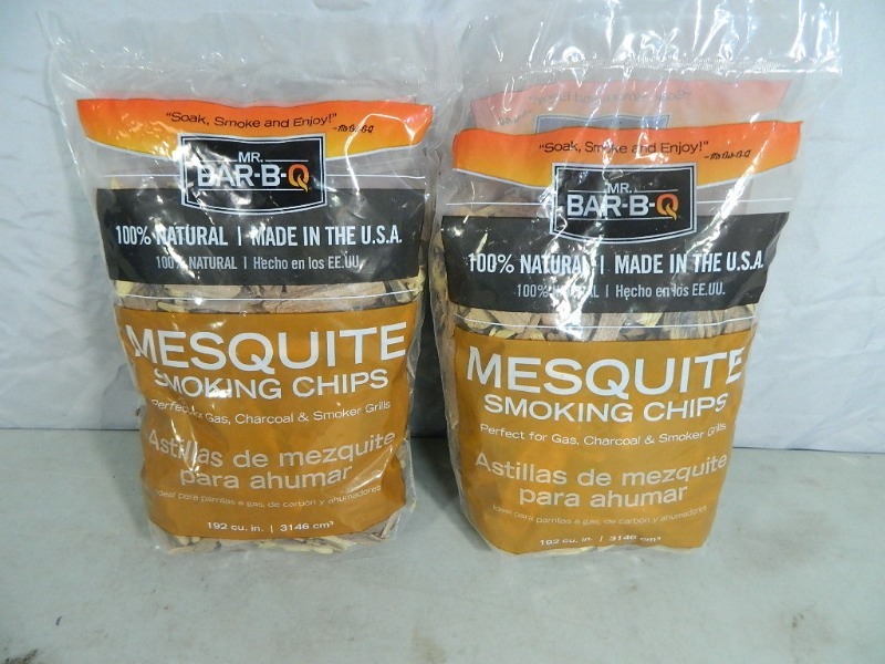 2 New Bags of Mesquite Smoking Chips
