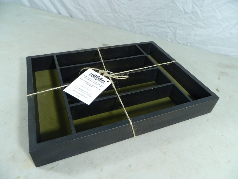 New 6 Compartment Organizer with Felt Interior