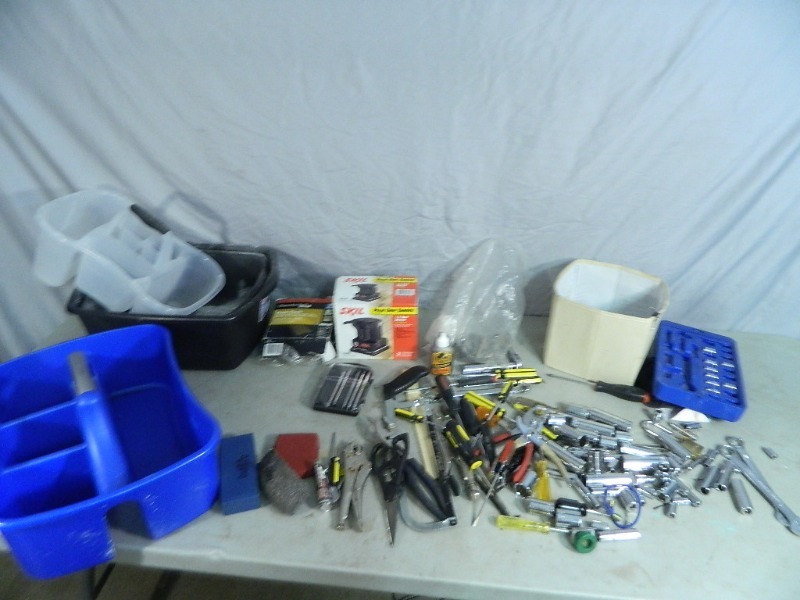Sander, Sockets, Hand Tools, Etc