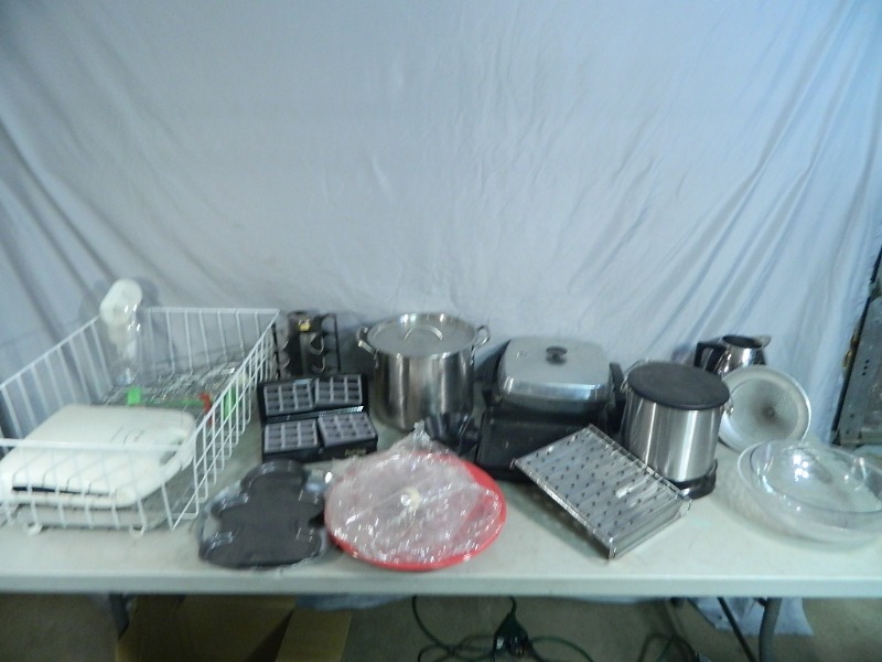 Fryer, Stock Pot, Pans, and More
