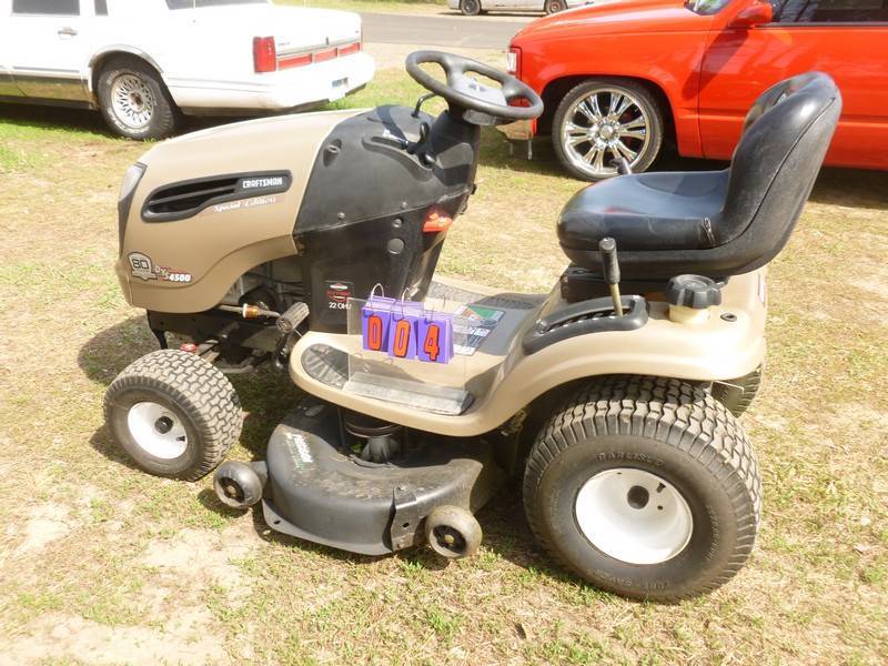 SnS Auctions # 320 Riders, Tillers & Summer equipment