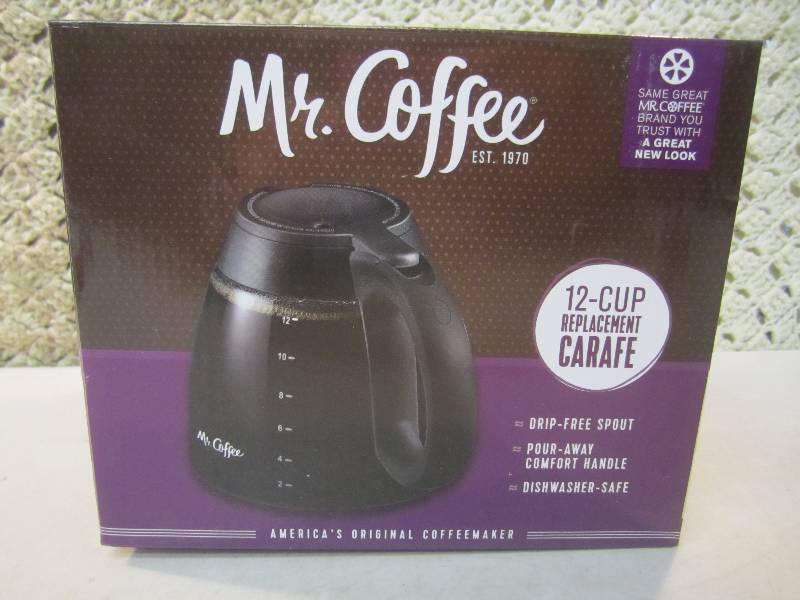 lot 30 image: Mr Coffee 12-Cup Replacement Carafe...