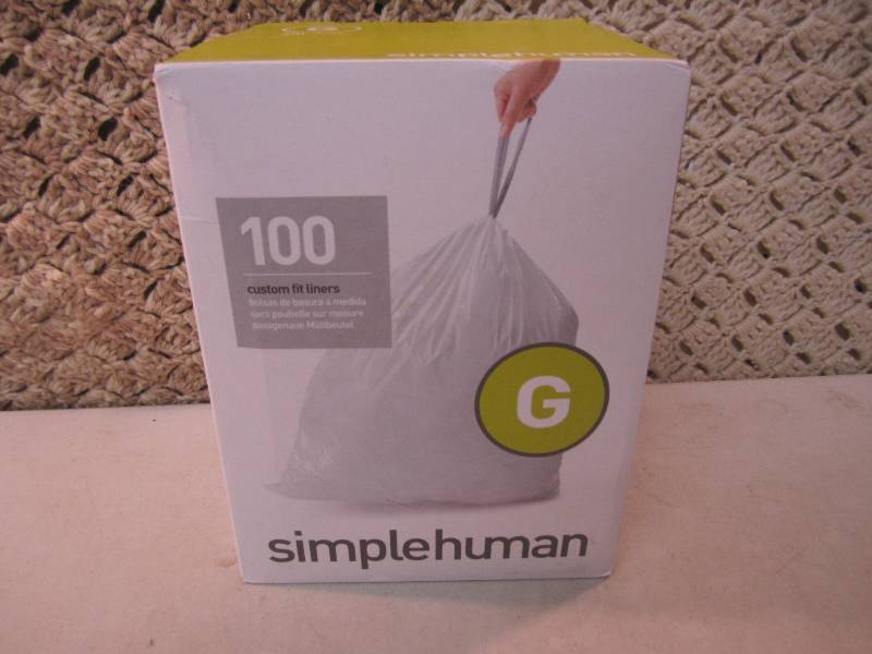 lot 49 image: Box of 100 - 8 Gallon Trash Can Lin...