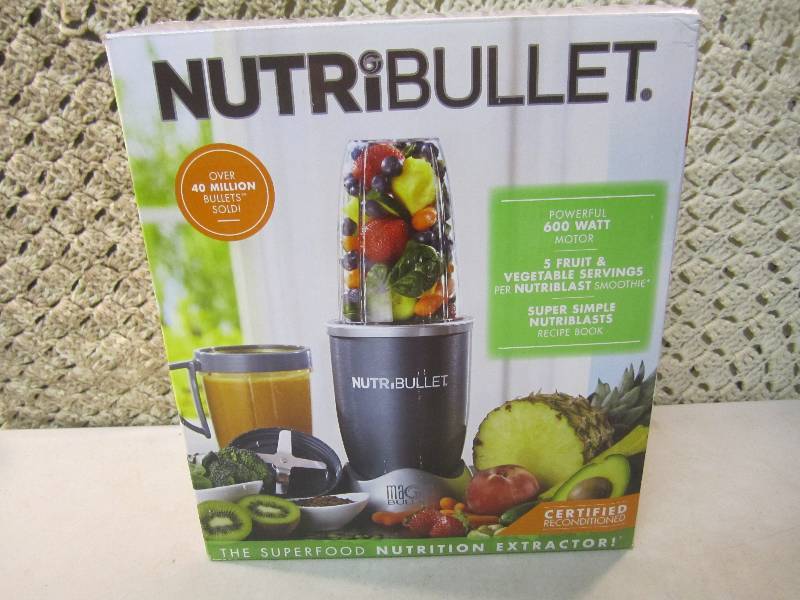 lot 58 image: NutriBullet BenderMixer Certified ...