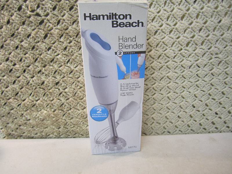 lot 66 image: Hamilton Beach Hand Blender Open Bo...