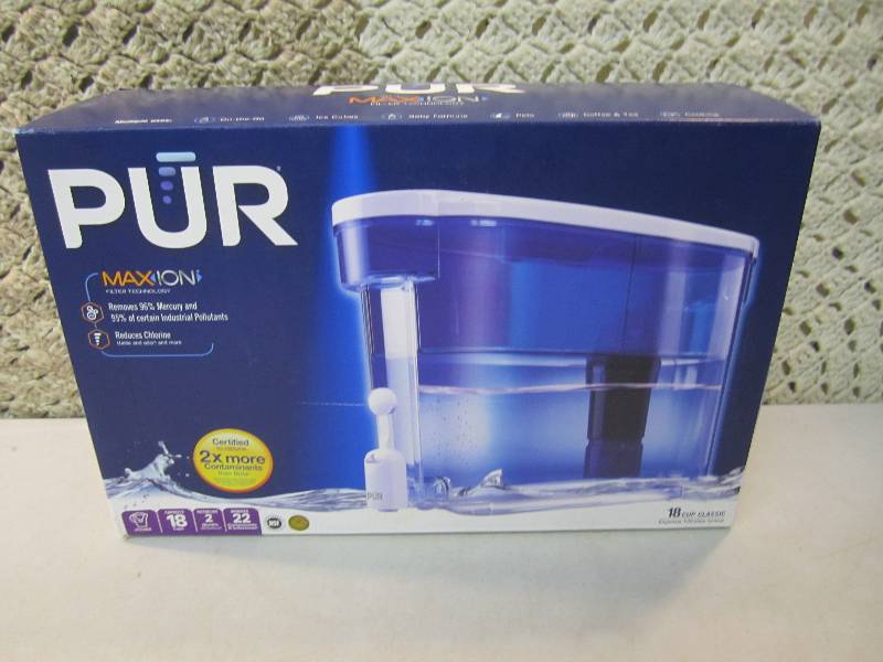 lot 73 image: Pur 18-Cup Water Filter Dispenser O...