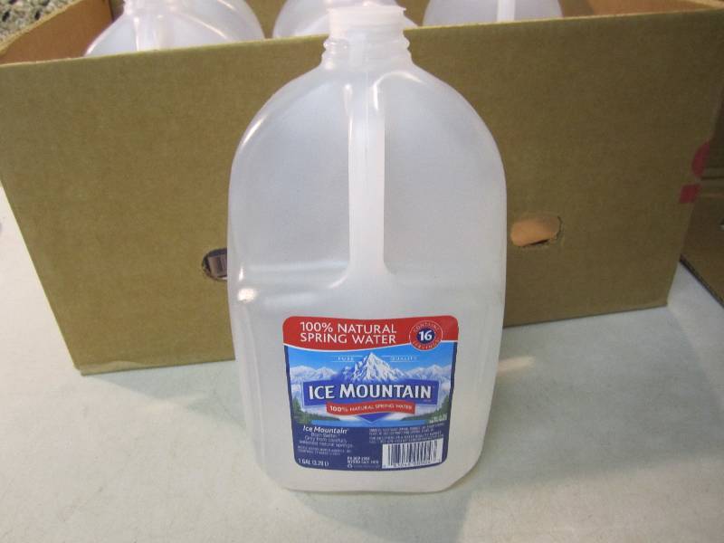 lot 131 image: 6 Gallons Ice Mountain Natural Spri...
