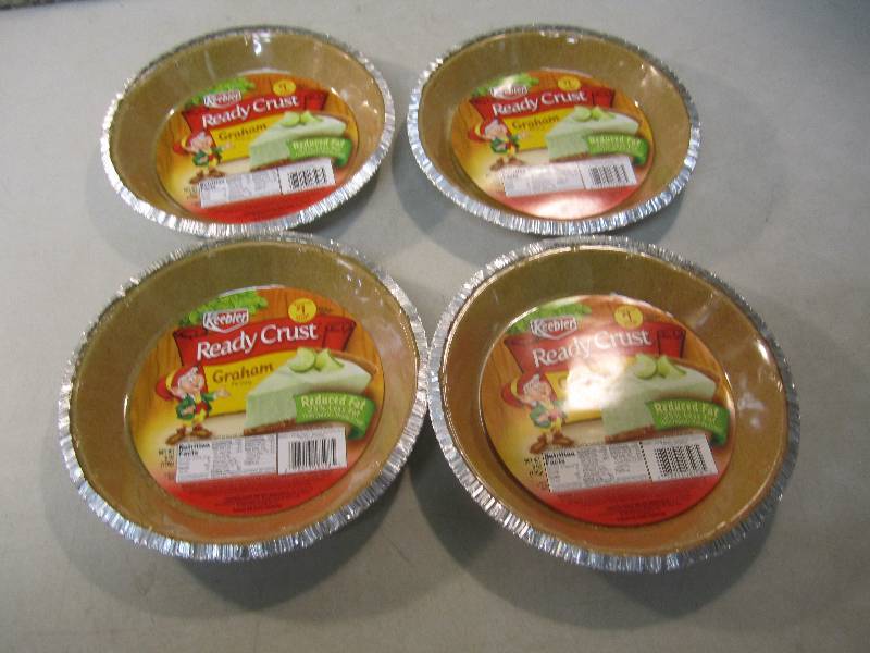 lot 137 image: 4 Keebler Graham Pie Crusts Best by...