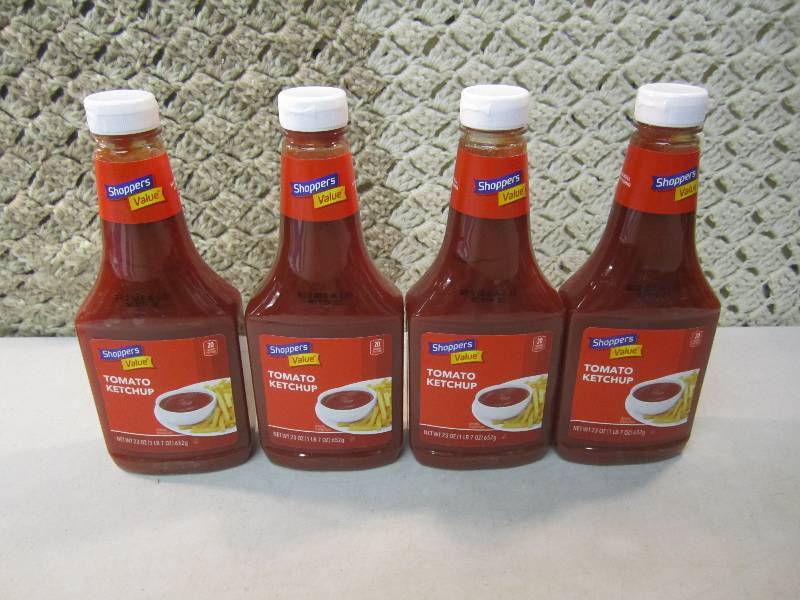 lot 138 image: 4 Bottles of Ketchup Best by Jan 20...