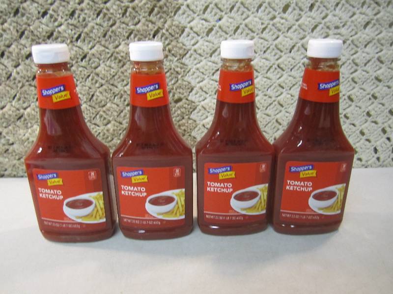 lot 139 image: 4 Bottles of Ketchup Best by Jan 20...