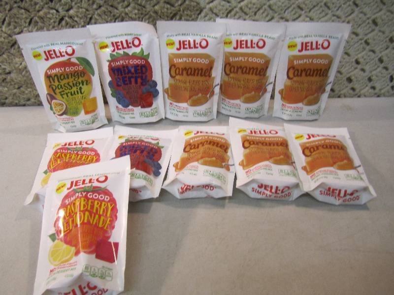 lot 140 image: Mixed Lot of 11 Packs Instant Puddi...