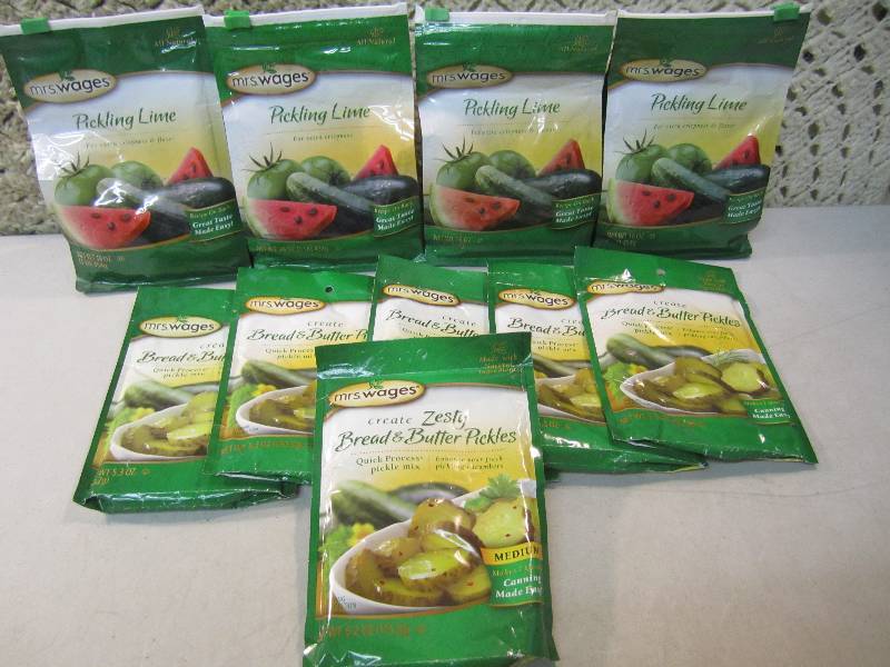 lot 141 image: Lot of Pickling Mixes See Photos  B...
