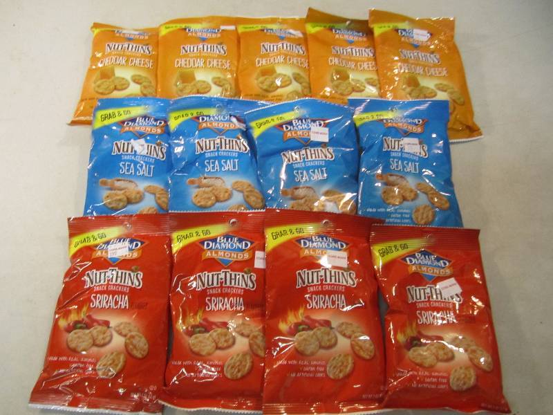 lot 165 image: Lot of 13 Bags Blue Diamond Almonds...