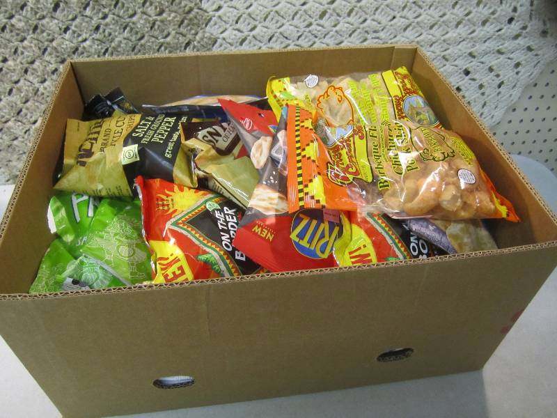 lot 169 image: Large Mixed Lot of Chips Popcorn Pr...