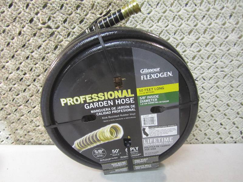 lot 187 image: 58 x 50 foot Gilmour Flexogen Gar...