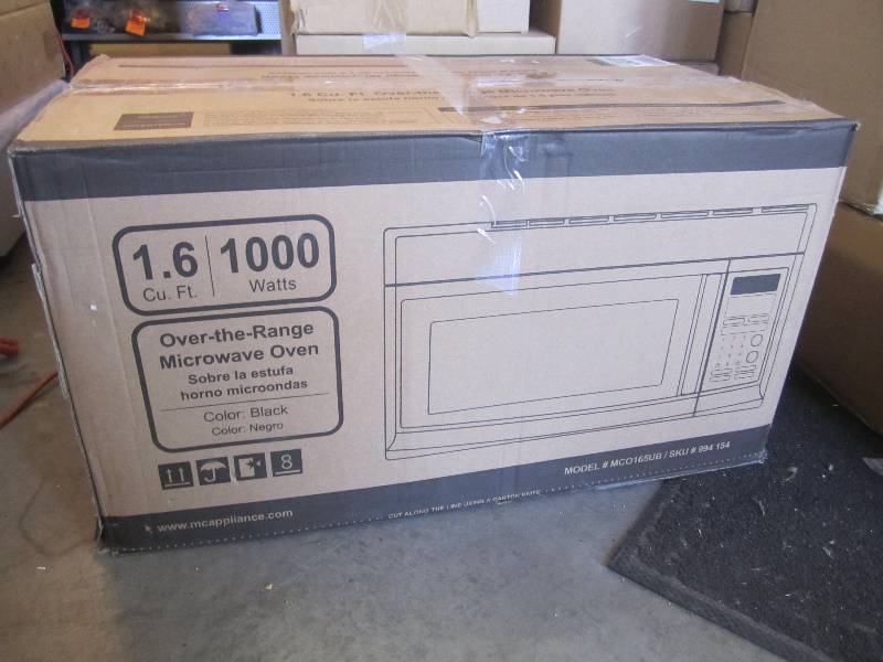 lot 200 image: Over the Range Microwave Oven 1.6 C...