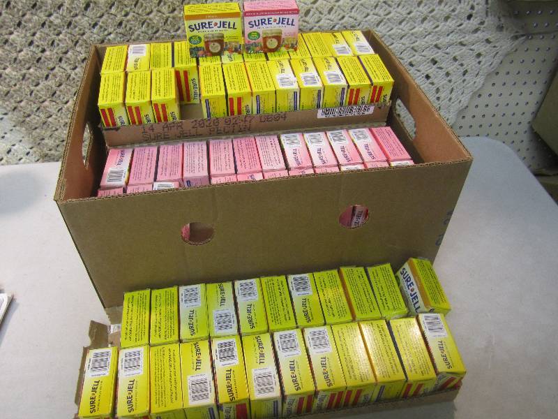 lot 201 image: Banana Box Full of Sure-Jell Premiu...