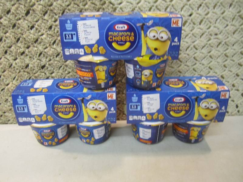 lot 244 image: 3 - 4 packs Kraft Macaroni & Cheese...