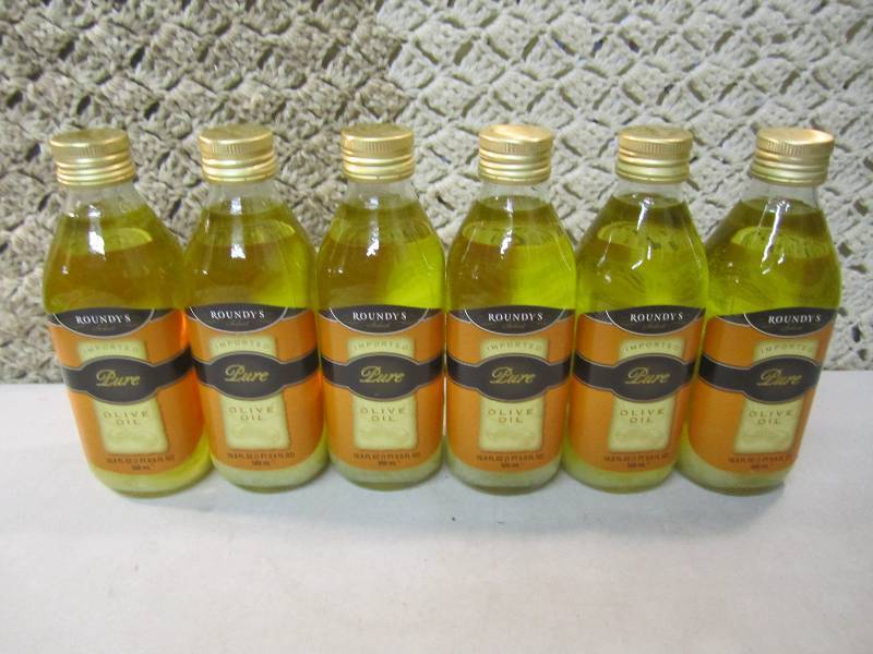 lot 253 image: 6 Bottles Roundys Imported Pure Oli...