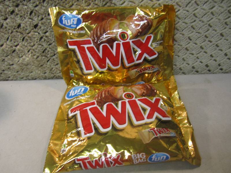 lot 295 image: 2 Big Bags Twix Fun Size Candy Bars...