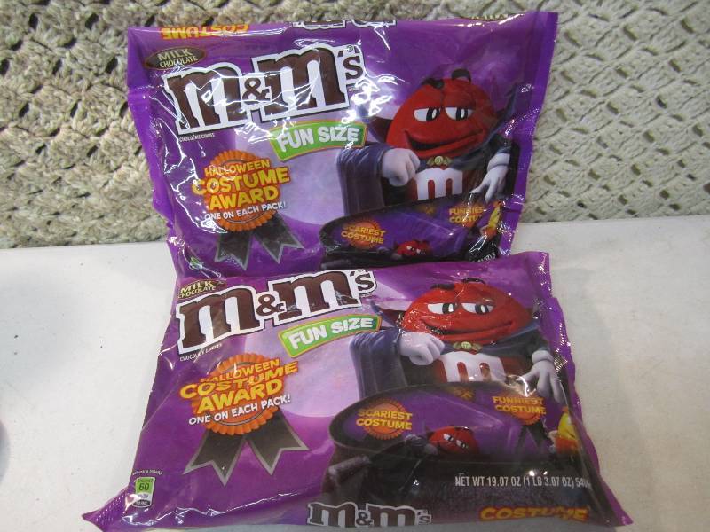 lot 298 image: 2 Big Bags M&Ms Fun Size Bags Best...