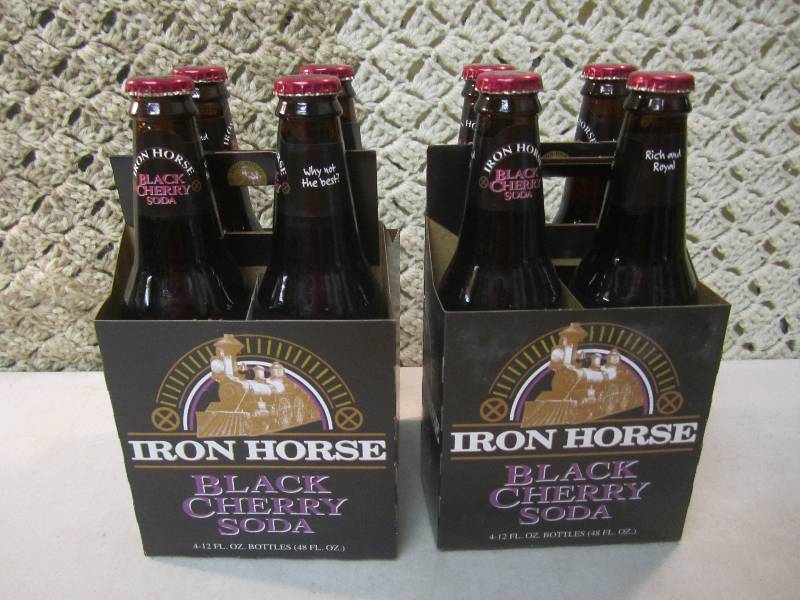 lot 302 image: 2 - 4-Packs Iron Horse Black Cherry...