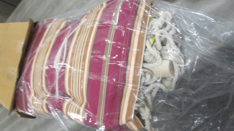 Striped Swing Chair Hammock open bo...