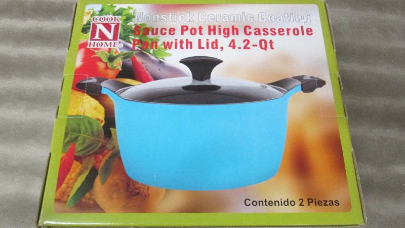 Cook Home 4.2 Qt Sauce Pot High Cas...